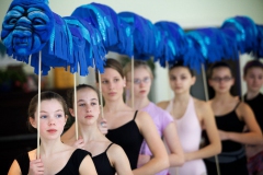 Dancers rehearse "The Caterpillar" - photo by Troy R. Bennett