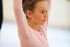 Marguerite Bendham rehearses her role as a "Teacup" - photo by Troy R. Bennett